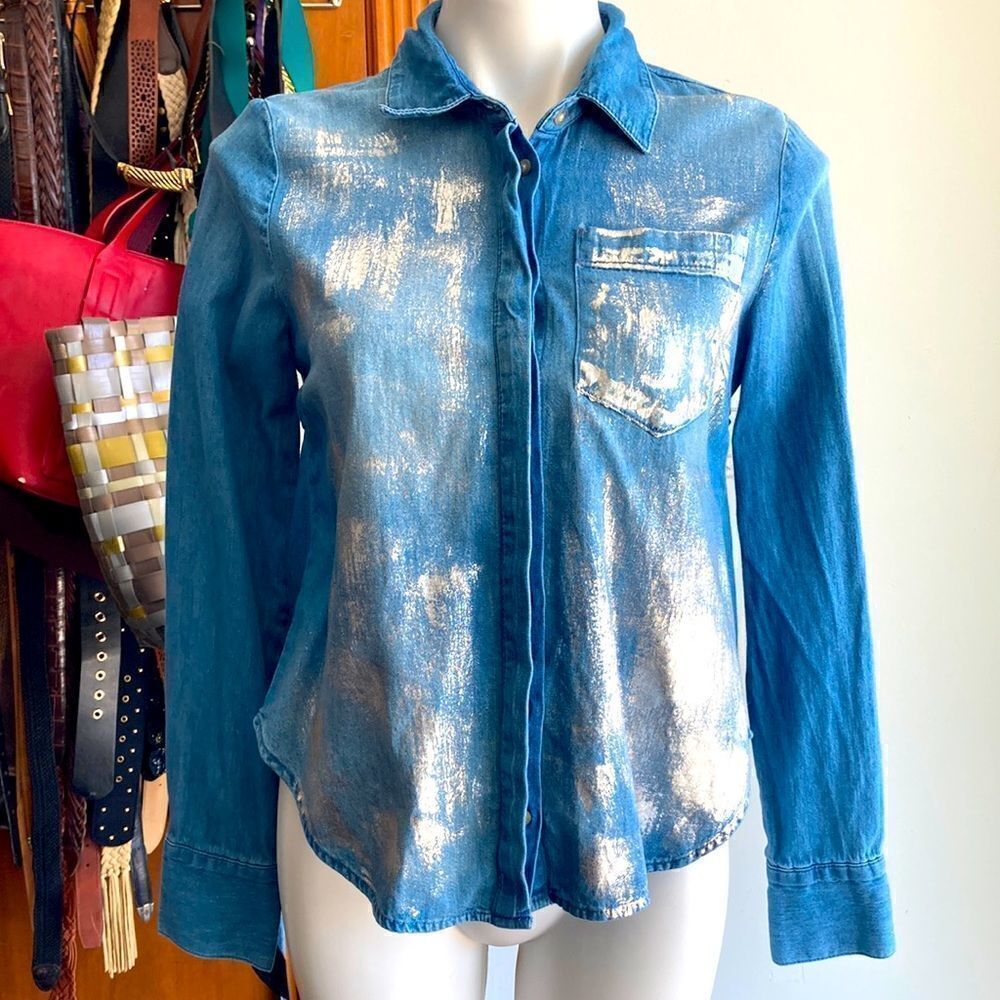 Rachel Roy denim shirt
